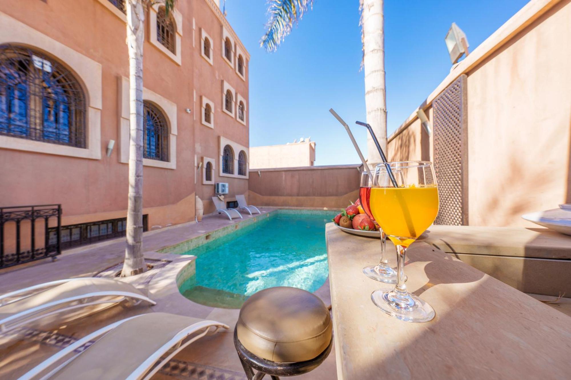 Riad Ushuaia La Villa - Centre Marrakech Marrakesh Bagian luar foto